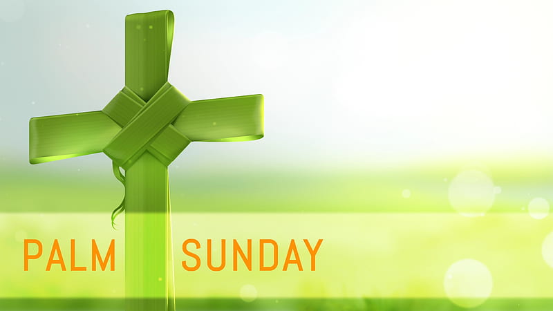 Palm Sunday, Easter, palm, cross, HD wallpaper | Peakpx