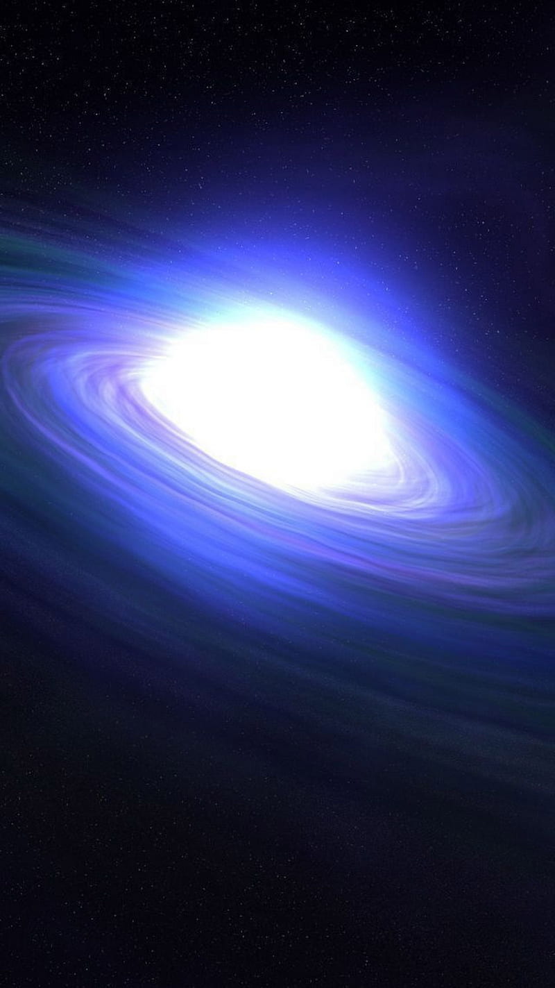 Spinning Pulsar, bonito, black, blue, dark, life, planet, space, white, HD phone wallpaper