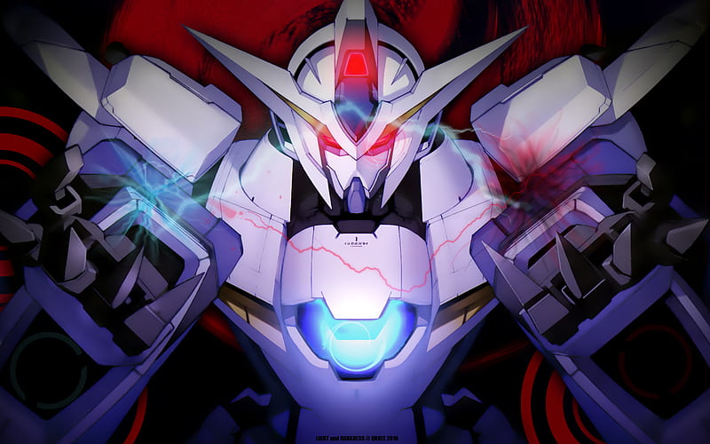 Feel My Power Red Black Gundam 00 Gundam Mecha Darkness Anime Eyes Hd Wallpaper Peakpx