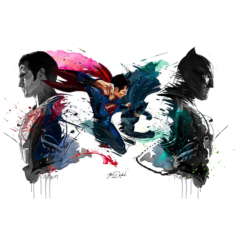 Batman Vs Superman , batman, superman, artwork, artist, behance, superheroes, digital-art, HD wallpaper