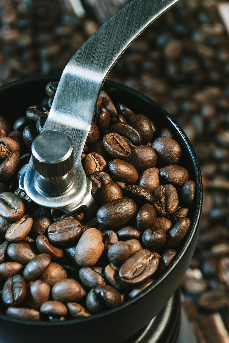 coffee beans, coffee, coffee grinder, beans, HD phone wallpaper