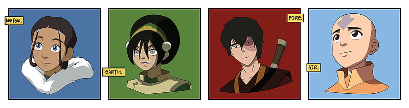 Avatar (Anime), Avatar: The Last Airbender, Aang (Avatar), Katara (Avatar), Toph Beifong, Zuko (Avatar), HD wallpaper