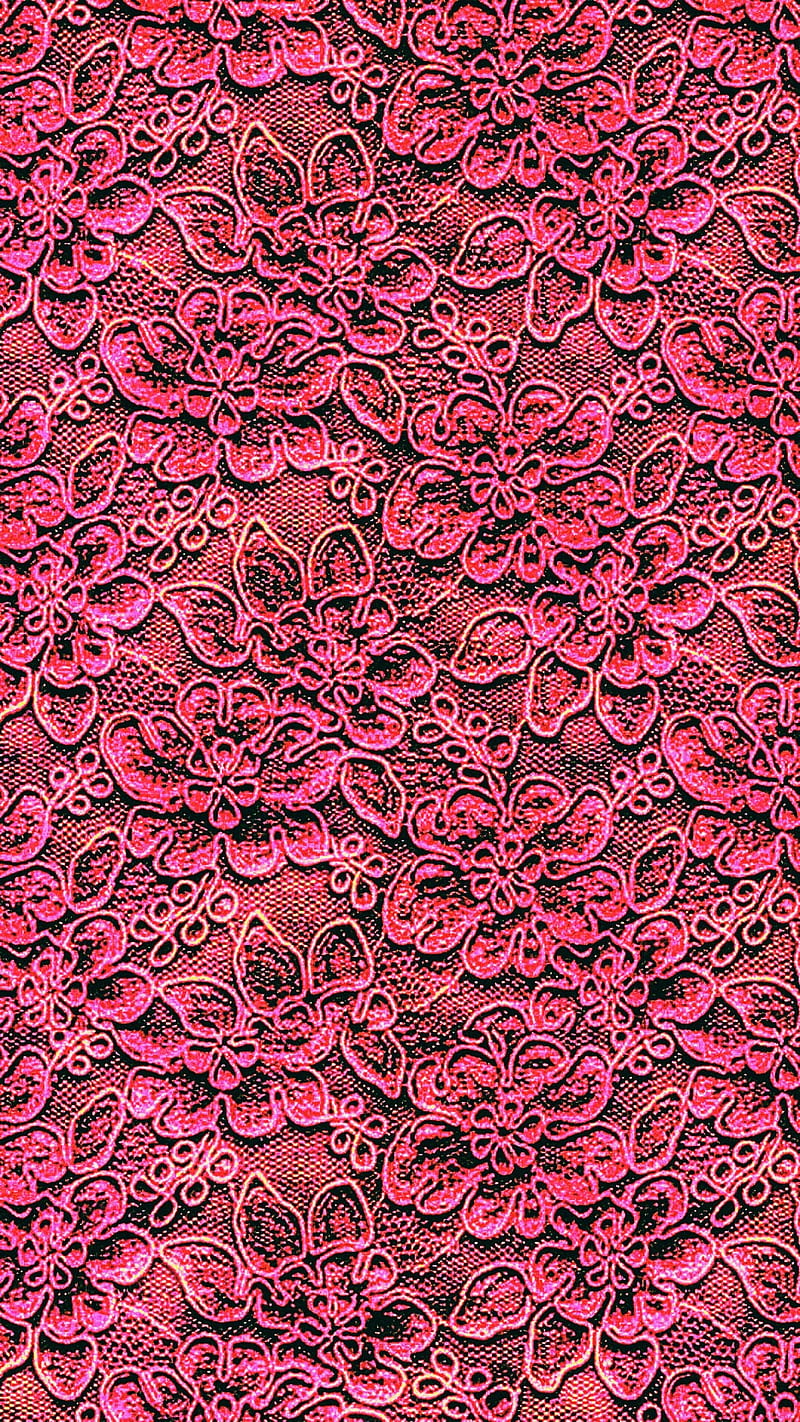 Pink Vintage Lace, floral, flowers, gothic, lace, patterns, pink, print, romantic, vintage, HD phone wallpaper