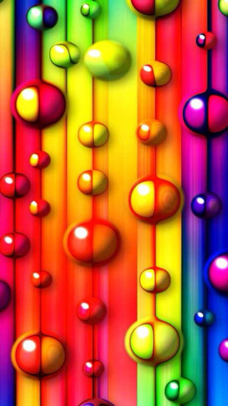 Wet Rainbow, 3D, Abstract, Abstractional, Color, Lines, Neon, Other,  Patterns, HD phone wallpaper | Peakpx