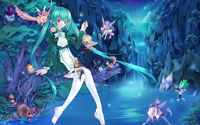 anime fairies-Cartoon character design, HD wallpaper