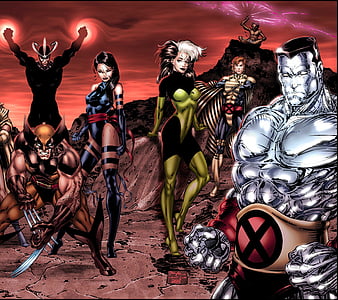 X-Men, comic, jim, lee, marvel, HD wallpaper | Peakpx