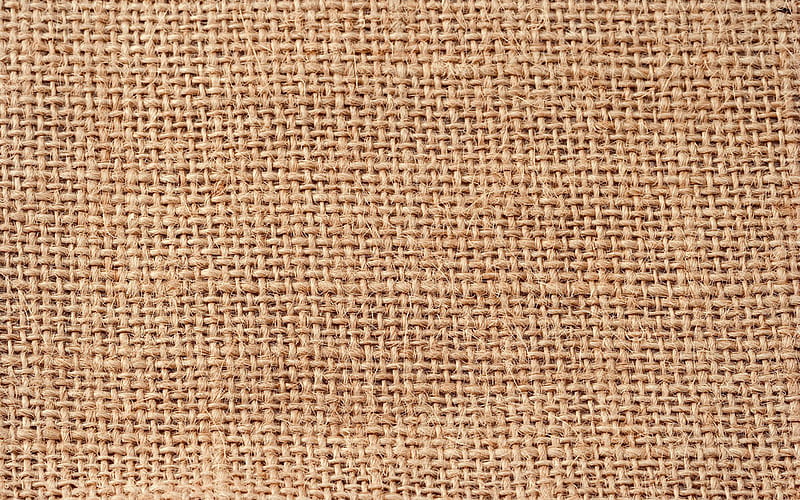 brown sackcloth texture, macro, brown fabric texture, brown fabric background, brown fabric, sackcloth patterns, sackcloth textures, fabric backgrounds, HD wallpaper