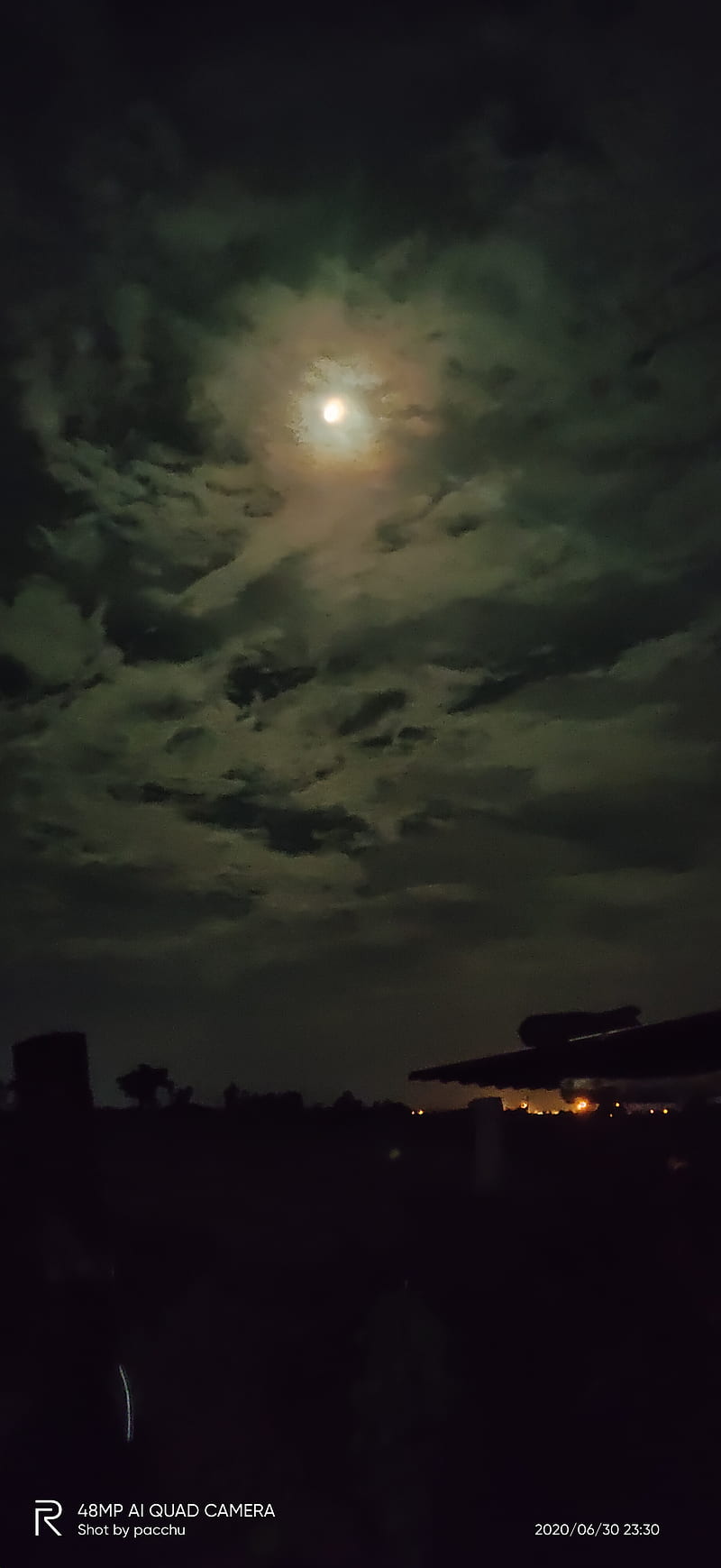 Night mode-Pacchu, 2am in night looks like, beauty of moon, HD phone ...