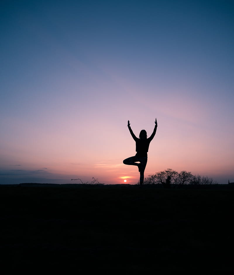 Sunset Yoga A 3d Woman Performing A Serene Yoga Pose Amidst A Beautiful  Landscape Background, Sunset Background, Sunrise Background, Sunset  Background Image And Wallpaper for Free Download