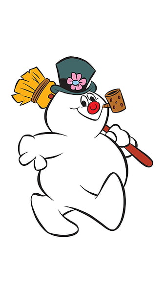 cartoon snowman wallpaper