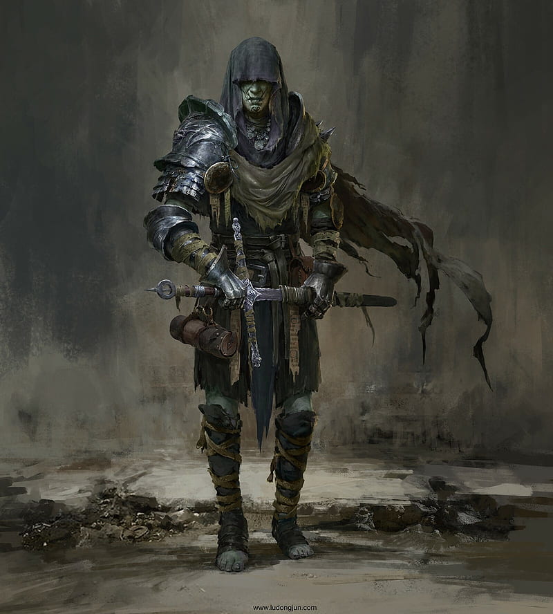 fantasy knight concept art