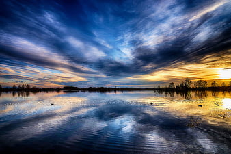 Sunrise Reflection National Park, national-park, sunrise, reflection ...