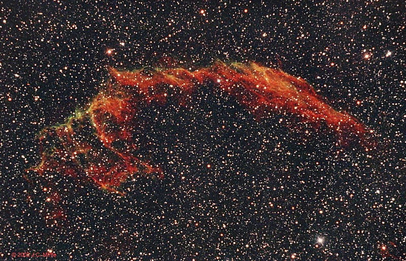 eastern segment of the Veil Nebula, hubble, nebula, space, HD wallpaper