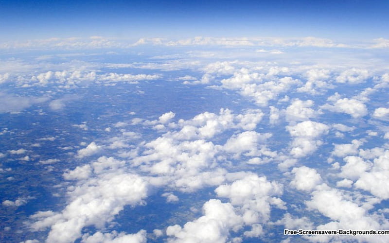 Clouds Form a Plane, Cool, Sky, Blue, Plane, HD wallpaper