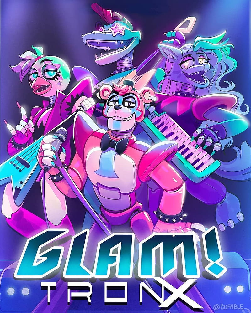 FNaF Security Breach, fnaf glamrock, new, HD phone wallpaper