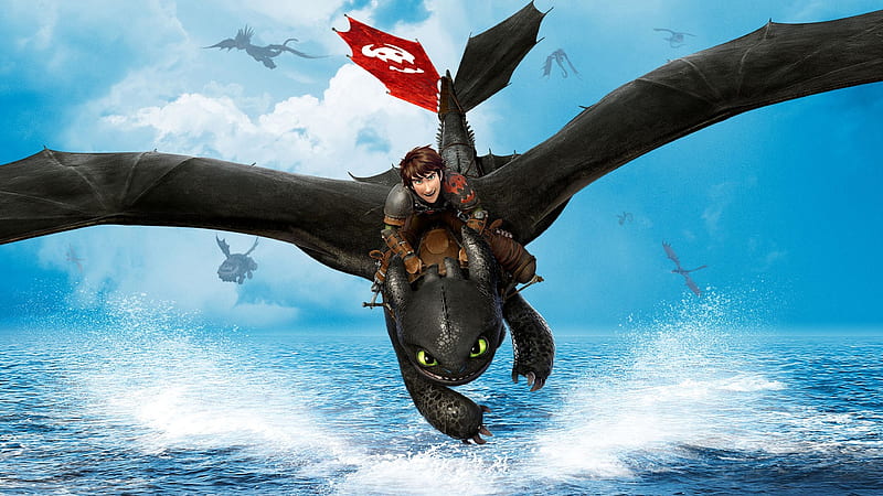 How To Train Your Dragon 2 Wide, how-to-train-your-dragon, movies, animated-movies, dragon, night-fury, HD wallpaper