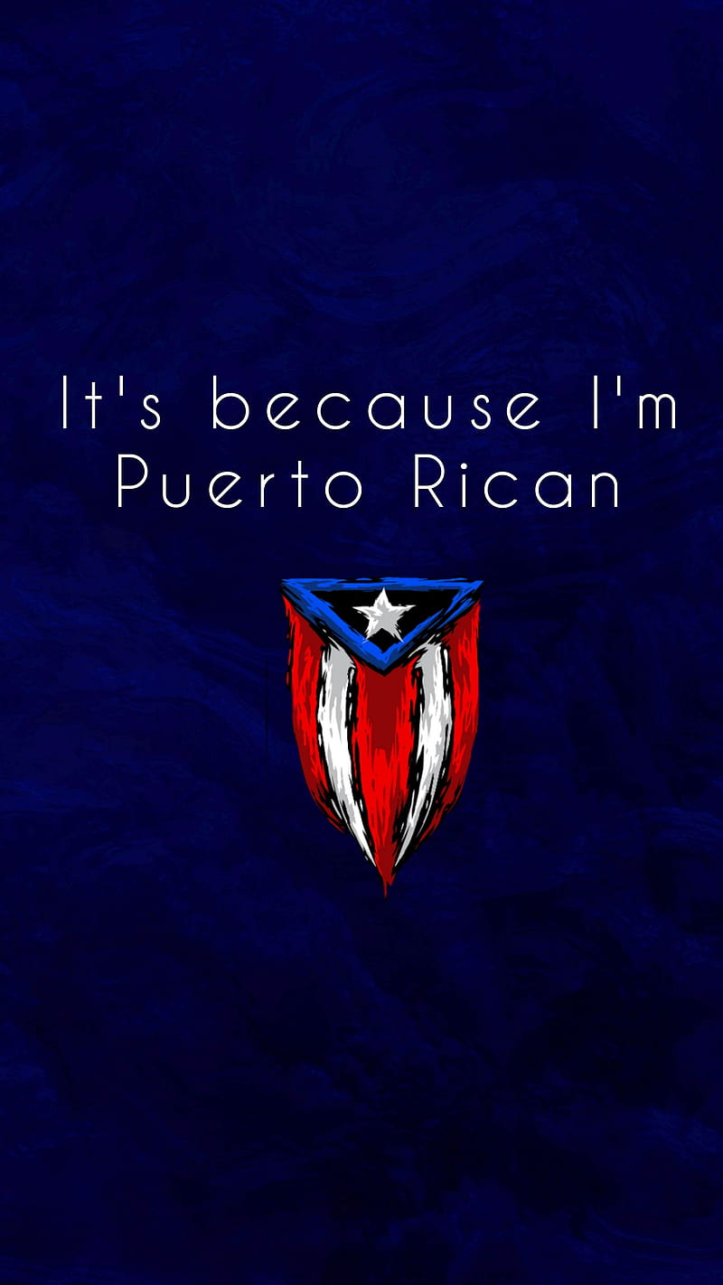 Puerto Rican, red, electric blue, Puerto Rico, blue, HD phone wallpaper