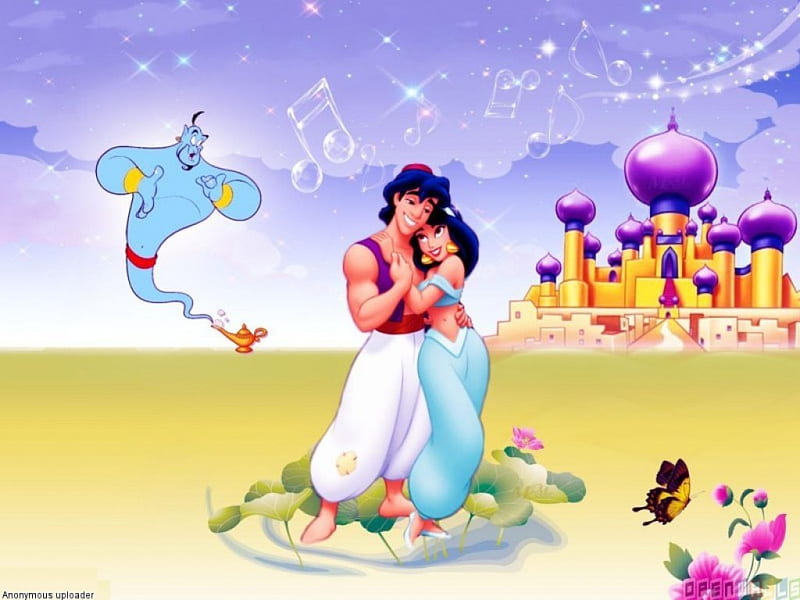 Aladdin And Jasmine Disney Couple, Couple, Disney, Aladdin, And, Jasmine, HD wallpaper