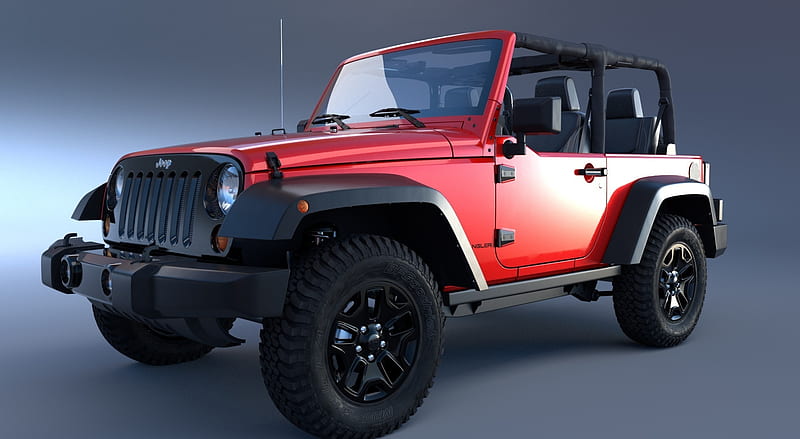 Jeep Wrangler Ultra, Artistic, 3D, Jeep, Wrangler, offroad, HD wallpaper