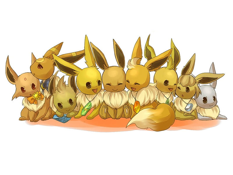 Eevee evolution  Pokemon eeveelutions, Cute pokemon wallpaper