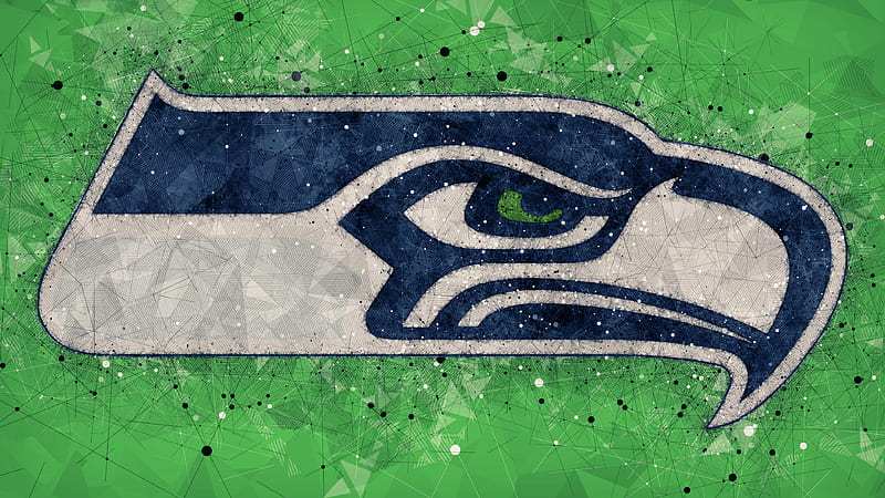 Seattle Seahawks Logo In Light Green Background Seattle Seahawks, HD wallpaper