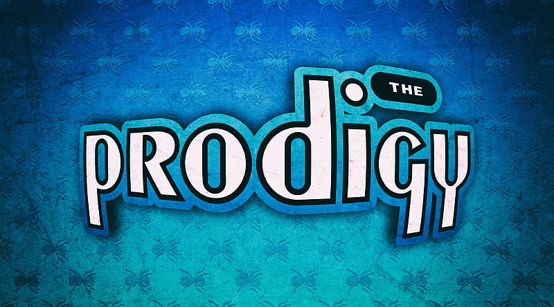 The Prodigy Ultra, Music, Blue, background, Logo, Prodigy, HD wallpaper