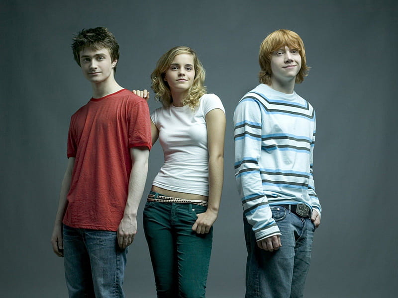 Emma Watson and Daniel Radcliffe !!!, boy, girl, actress, people, daniel radcliffe, harry porter, emma watson, HD wallpaper