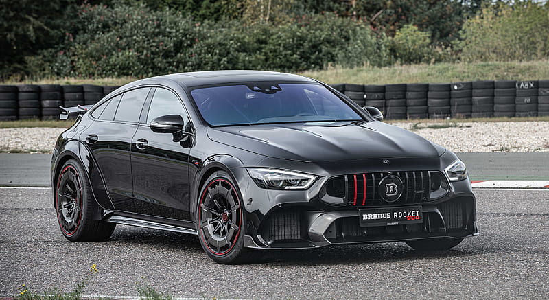 2021 BRABUS ROCKET 900 ONE OF TEN based on Mercedes-AMG GT 63 S 4MATIC+ - Front Three-Quarter , car, HD wallpaper