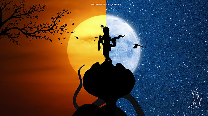 Shree Krishna Anime iPhone Wallpaper 4K iPhone Wallpapers Wallpaper  Download  MOONAZ