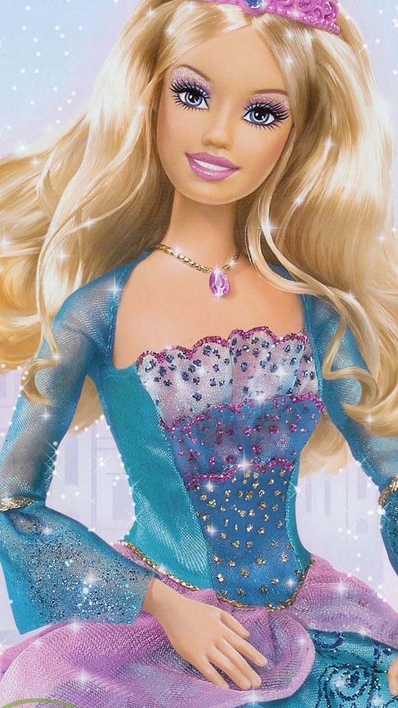 Cute Barbie Doll In Purple Dress Barbie, HD wallpaper | Peakpx