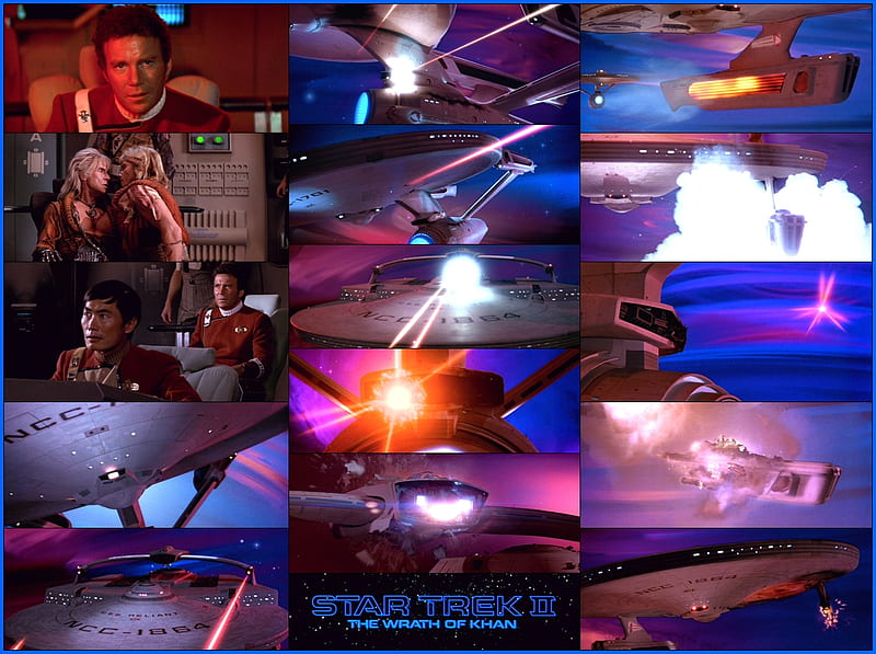 Mutara Nebula Battle, Mutara Nebula, Enterprise, Kirk, Khan, Star Trek Movies, Reliant, Spock, HD wallpaper