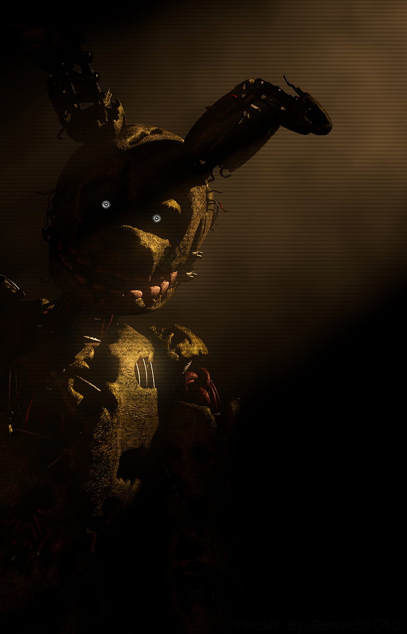 HD wallpaper Five Nights at Freddys Five Nights at Freddys 3  Springtrap Five Nights at Freddys  Wallpaper Flare