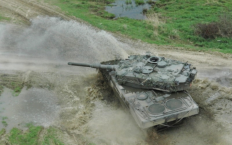 Leopard 2A4, German battle tank, armored vehicles, Germany, German tanks, Leopard, HD wallpaper