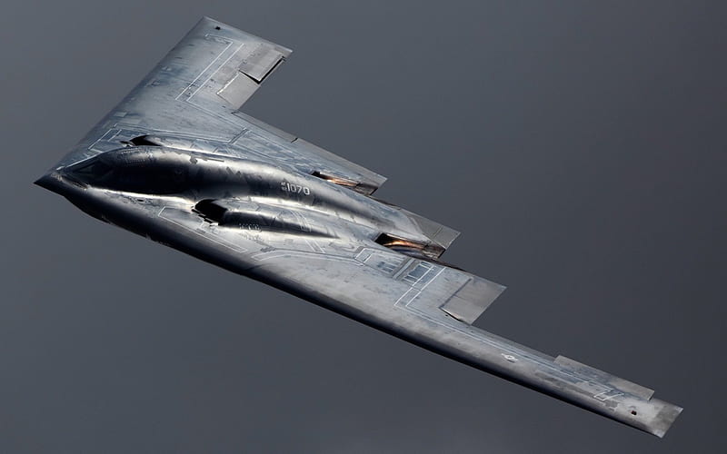 Northrop Grumman B2 Stealth Bomber, delta, grumman, b2, wing, b-2, airplane, northrop, plane, flying, military, stealth, bomber, jet, HD wallpaper