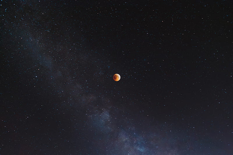 lunar eclipse, HD wallpaper
