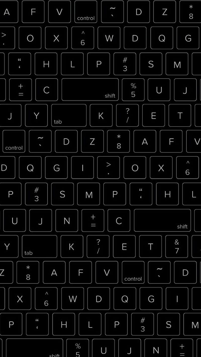 Letters, computer, keyboard, logo, mac, technology, you, HD phone wallpaper