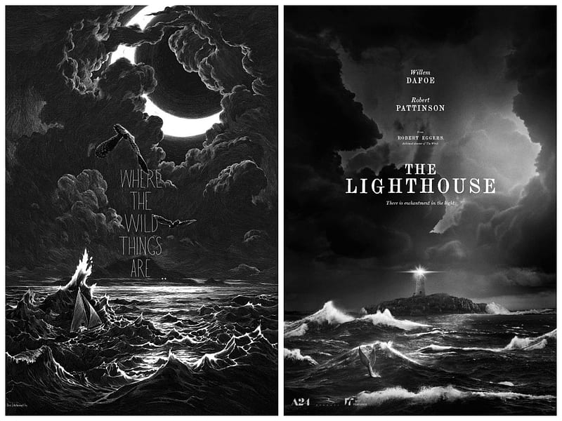 Tracie Ching - Left is work. Right is Why'd y'steal yer poster? #TheLighthouse / Twitter, A24, HD wallpaper