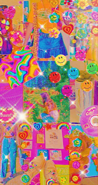 Indie vibes, aesthetic, indie, rainbow, HD phone wallpaper
