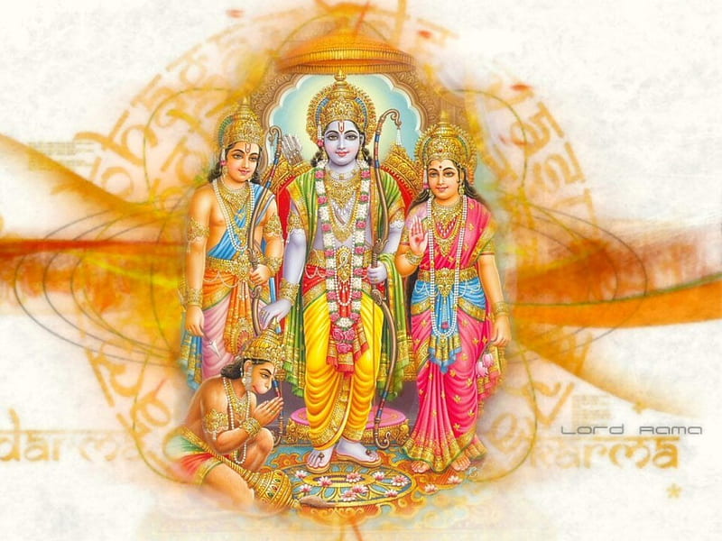 Lord Rama and Family, sita, people, hinduism, hindu, rama, india, lord,  god, HD wallpaper | Peakpx
