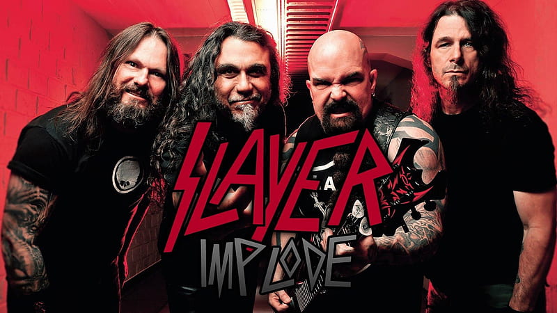 Slayer Band Members With Logo, HD wallpaper