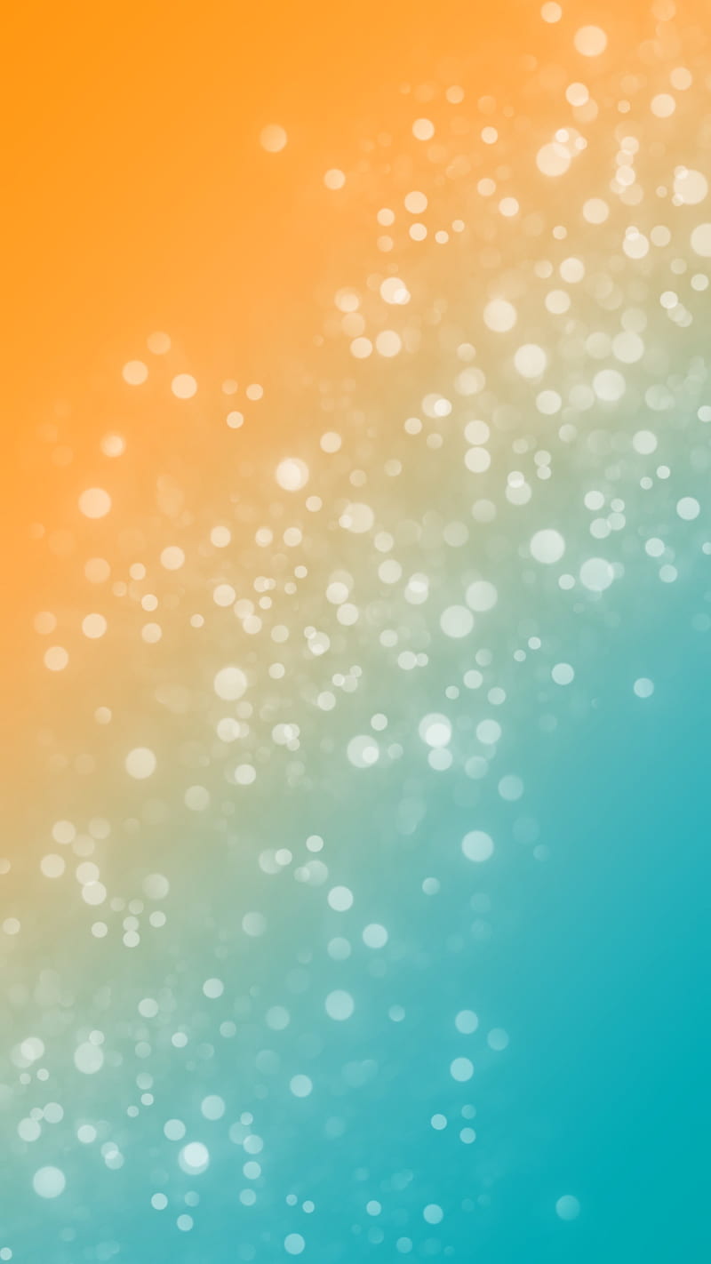Pastel Shades 02, FMYury, abstract, blue, circles, color, colorful, colors, dots, girly, gradient, opposite, orange, sparks, turquoise, white, yellow, HD phone wallpaper