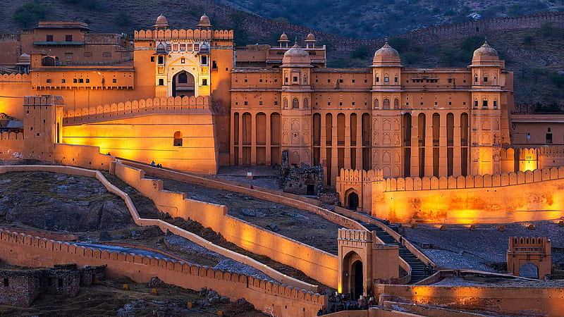 Amber Fort Jaipur – Bing, Amer Fort, HD wallpaper