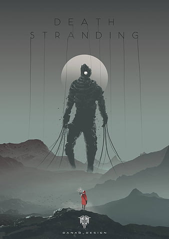 Cartaz do filme Death Stranding PS Jogo Quadrinhos Qualidade Wall