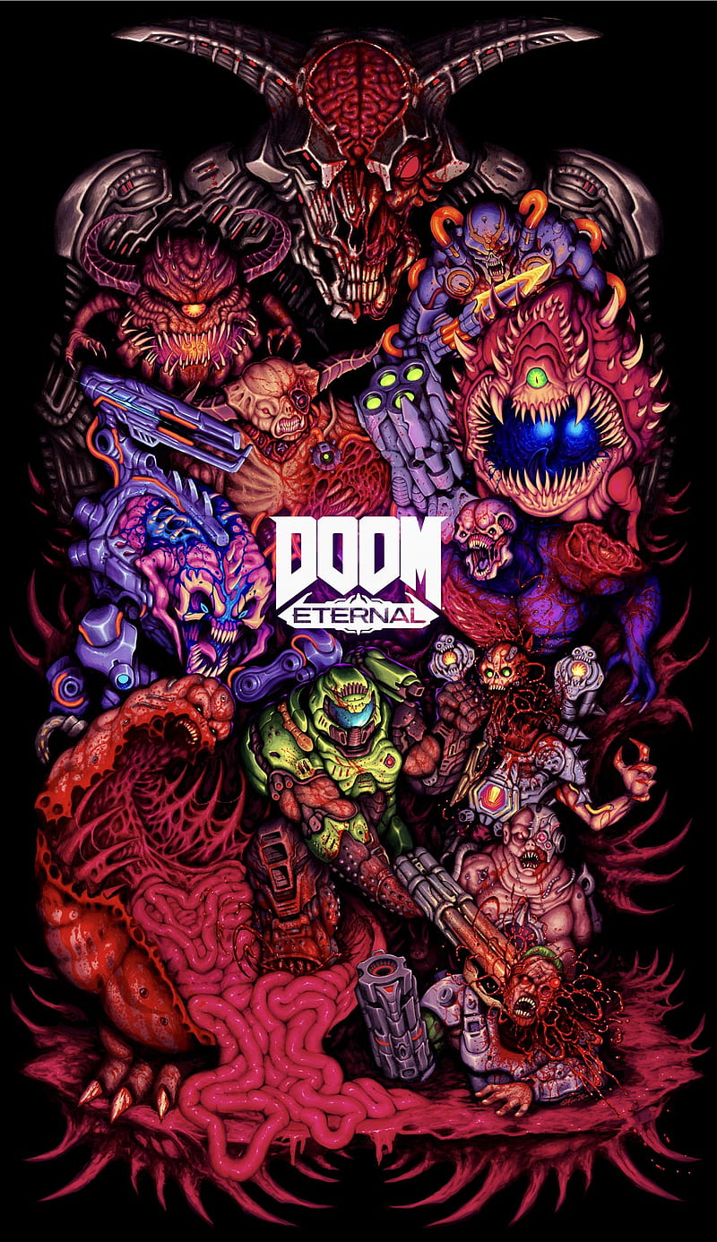 DOOM, doom eternal, HD phone wallpaper | Peakpx