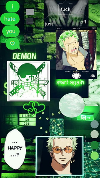 One piece, anime, zoro, HD phone wallpaper