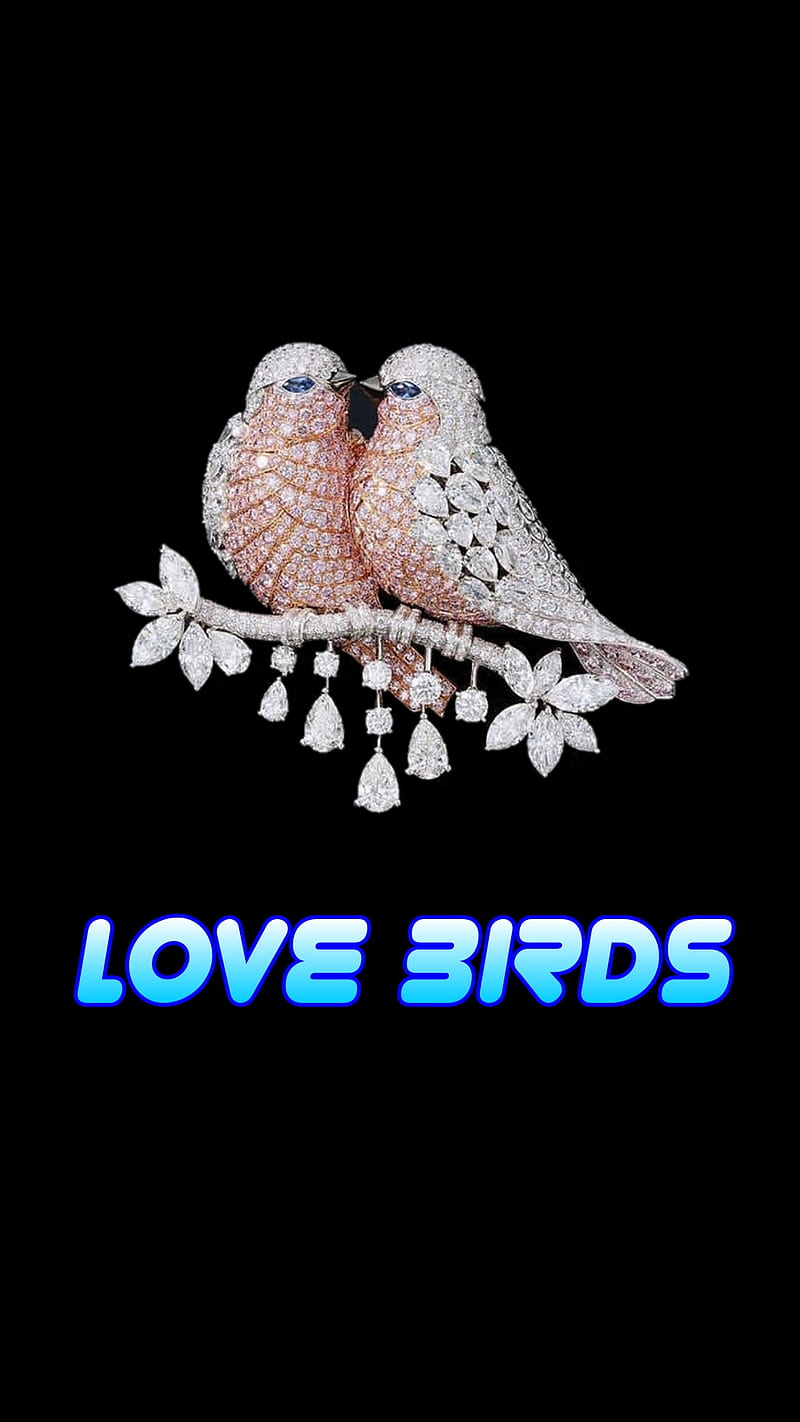 Love bird, cartoon, family, lifting, share, weight, HD phone wallpaper