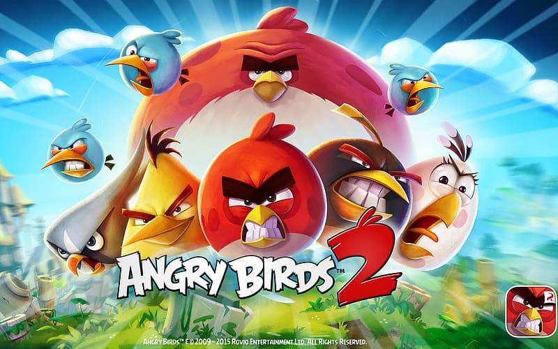 Angry Birds, Video Game, Angry Birds 2, HD wallpaper