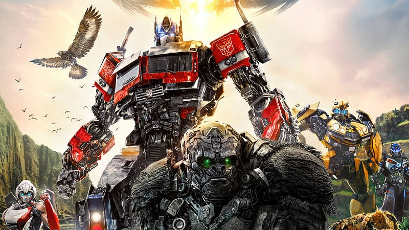 Transformers Rise of the Beasts Movie Poster, HD wallpaper