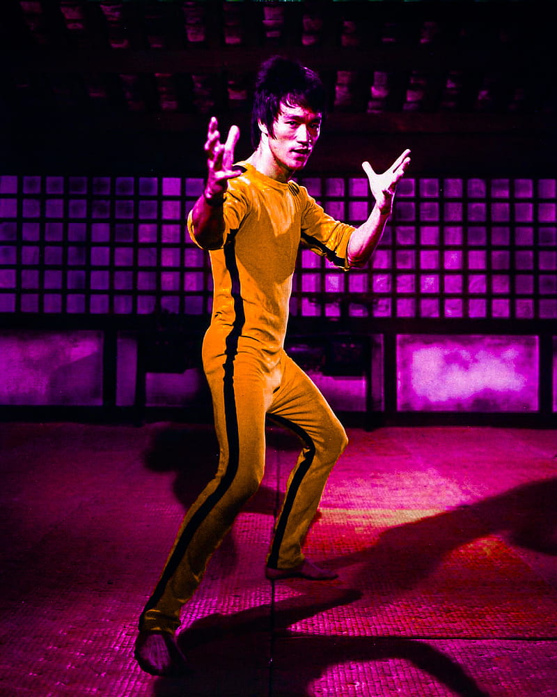 bruce lee kick wallpaper