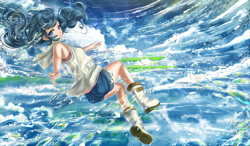 Anime, Weathering With You, Hina Amano, HD wallpaper